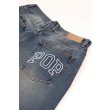 Heren Broeken Pop Trading Company DRS PANT.WASHED DENIM. Direct leverbaar uit de webshop van www.vipshop.nl/.