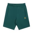 Heren Bermuda Carhartt WIP CHASE SWEAT SHORT.CHERVIL/GOLD. Direct leverbaar uit de webshop van www.vipshop.nl/.