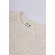 Heren Truien & vesten Olaf TEXTURED BOXY KNITTED CREW.OFFWHITE. Direct leverbaar uit de webshop van www.vipshop.nl/.