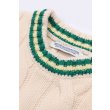 Heren Truien & vesten Pal Sporting Goods BYE CABLE KNIT.MARSHMALLOW MYRT. Direct leverbaar uit de webshop van www.vipshop.nl/.