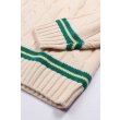 Heren Truien & vesten Pal Sporting Goods BYE CABLE KNIT.MARSHMALLOW MYRT. Direct leverbaar uit de webshop van www.vipshop.nl/.