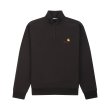Heren Sweaters Carhartt WIP HALF ZIP A. SWEAT.BLACK. Direct leverbaar uit de webshop van www.vipshop.nl/.