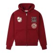 Heren Sweaters Pal Sporting Goods HIT AND RUN FULL ZIP HOODY.MAROON. Direct leverbaar uit de webshop van www.vipshop.nl/.