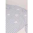 Heren Shirt Pop Trading Company STRIPED LOGO SHIR.WHITE / BLUE LIN. Direct leverbaar uit de webshop van www.vipshop.nl/.