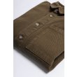 Heren Shirt Flaneur DENIM SHIRT.ARMY GREEN. Direct leverbaar uit de webshop van www.vipshop.nl/.