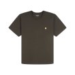 Heren T-shirts Carhartt WIP S/S CHASE T-SHIRT.OLIVE / GOLD. Direct leverbaar uit de webshop van www.vipshop.nl/.
