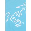 Heren T-shirts Olaf TAG TEE.CYAN BLUE. Direct leverbaar uit de webshop van www.vipshop.nl/.