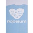 Heren T-shirts Hopeium SHORT SLEEVE TEE.LIGHT BLUE. Direct leverbaar uit de webshop van www.vipshop.nl/.