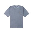 Heren T-shirts Carhartt WIP S/S NELSON WAFFLE T-SHIRT.GENTLE BLUE GD. Direct leverbaar uit de webshop van www.vipshop.nl/.