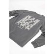 Heren T-shirts Hopeium L/S TEXT PRINTED TEE.GREY. Direct leverbaar uit de webshop van www.vipshop.nl/.
